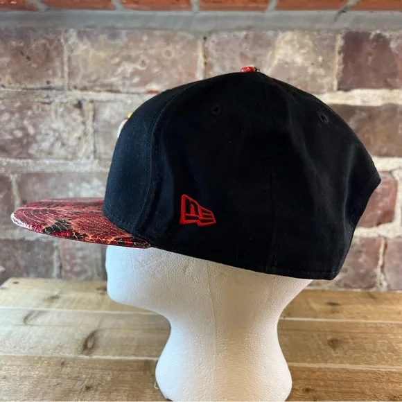 Miami Heat New Era 5950 NBA Hardwood Classic Snakeskin South Beach Hat Sz Med-Lg - Picture 5 of 9